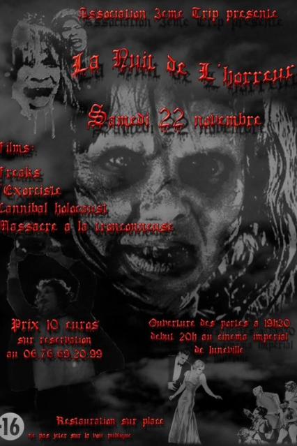nuit de l'horreur à Lunéville